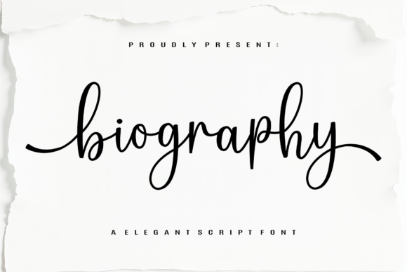 Biography: A Script Font with Timeless Elegance