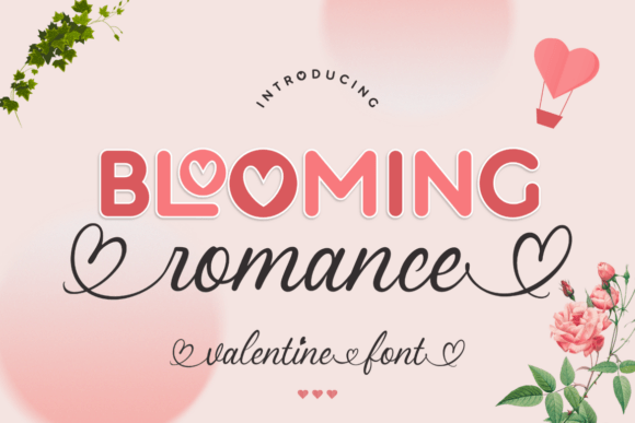 Blooming Romance Duo: A Captivating Valentine’s Font Pair