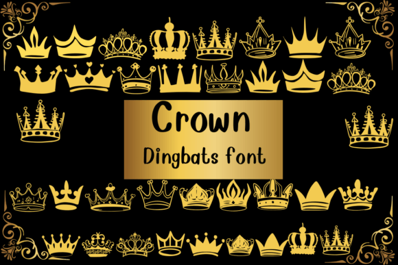Crown Font Adds Royal Flair