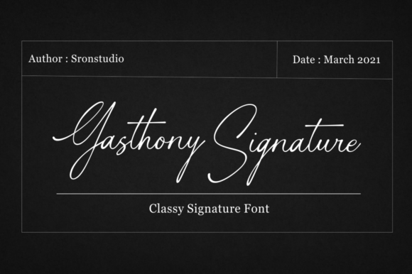Gasthony Signature: A Delicate Script for Creative Projects