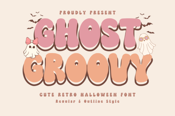 Ghost Groovy: A Bold Typographic Statement for Halloween and Beyond