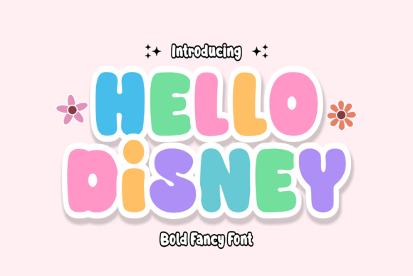 Hello Disney: A Magical Font for Every Child’s Imagination