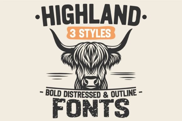 Highland Font Bundle