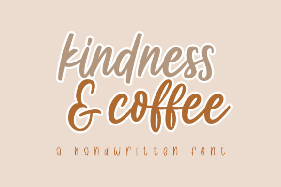 Kindness Coffee: A Beautiful Font for Elegant Designs