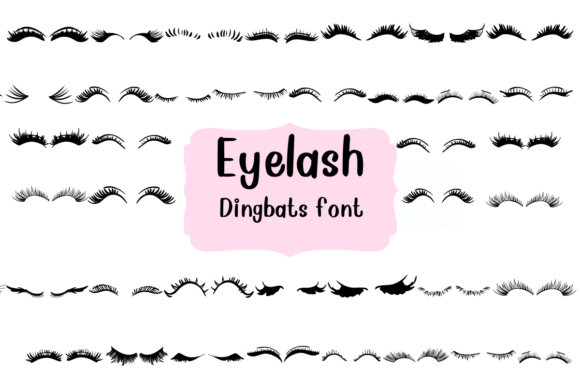 Playful Typography with Eyelash