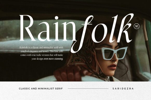 Rainfolk Font: Timeless Elegance for Modern Design