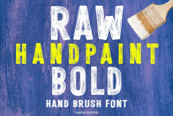 Raw Hand Paint Bold