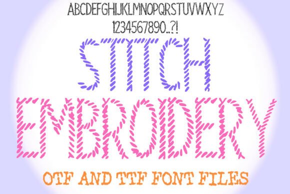 Stitch Embroidery: A Creative Expression Through Text and Design