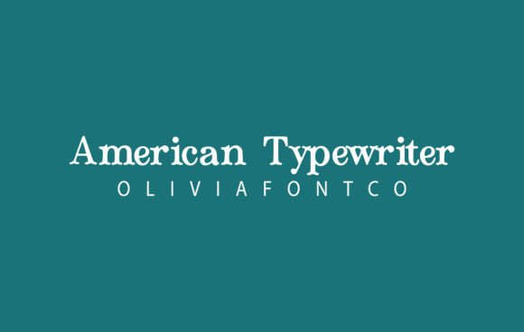 The Allure of American Typewriter: A Handwritten Font with Enduring Charm