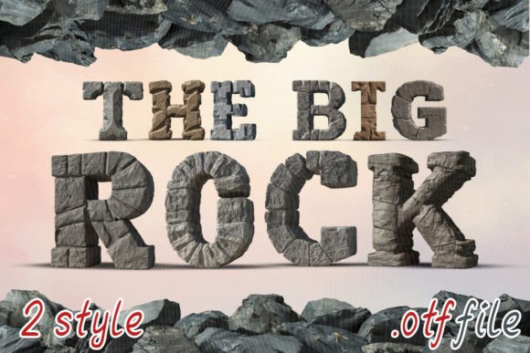 The Big Rock Font: A Bold Statement in Design