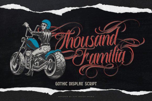 Thousand Familia: A Bold Script Font for Modern Expression